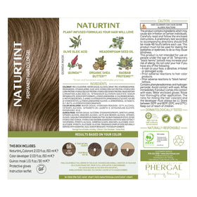 Before and after using Naturtint 8A Ash Blonde Hair Color