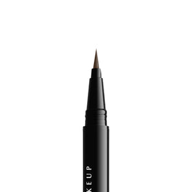 Before and after using NYX Lift & Snatch Eyebrow Tint Pen