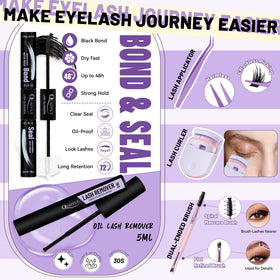 Before and after using QUAFFLY lash extensions