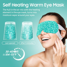 BeHoomi Steam Eye Mask in travel setting