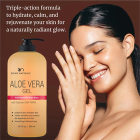Being Naturals Aloe Vera Gel packaging side view