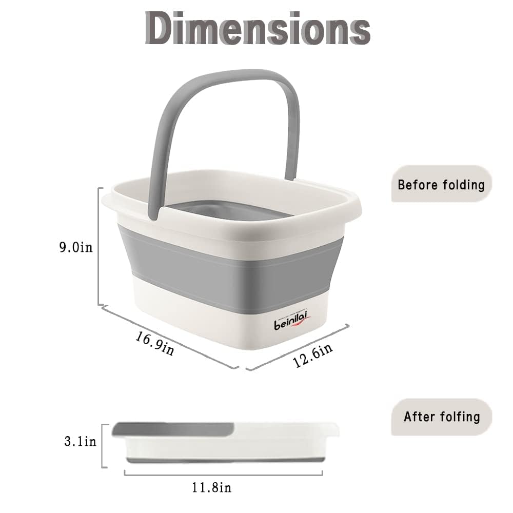 Beinilai Foldable Foot Tub in outdoor setting