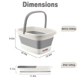 Beinilai Foldable Foot Tub in outdoor setting