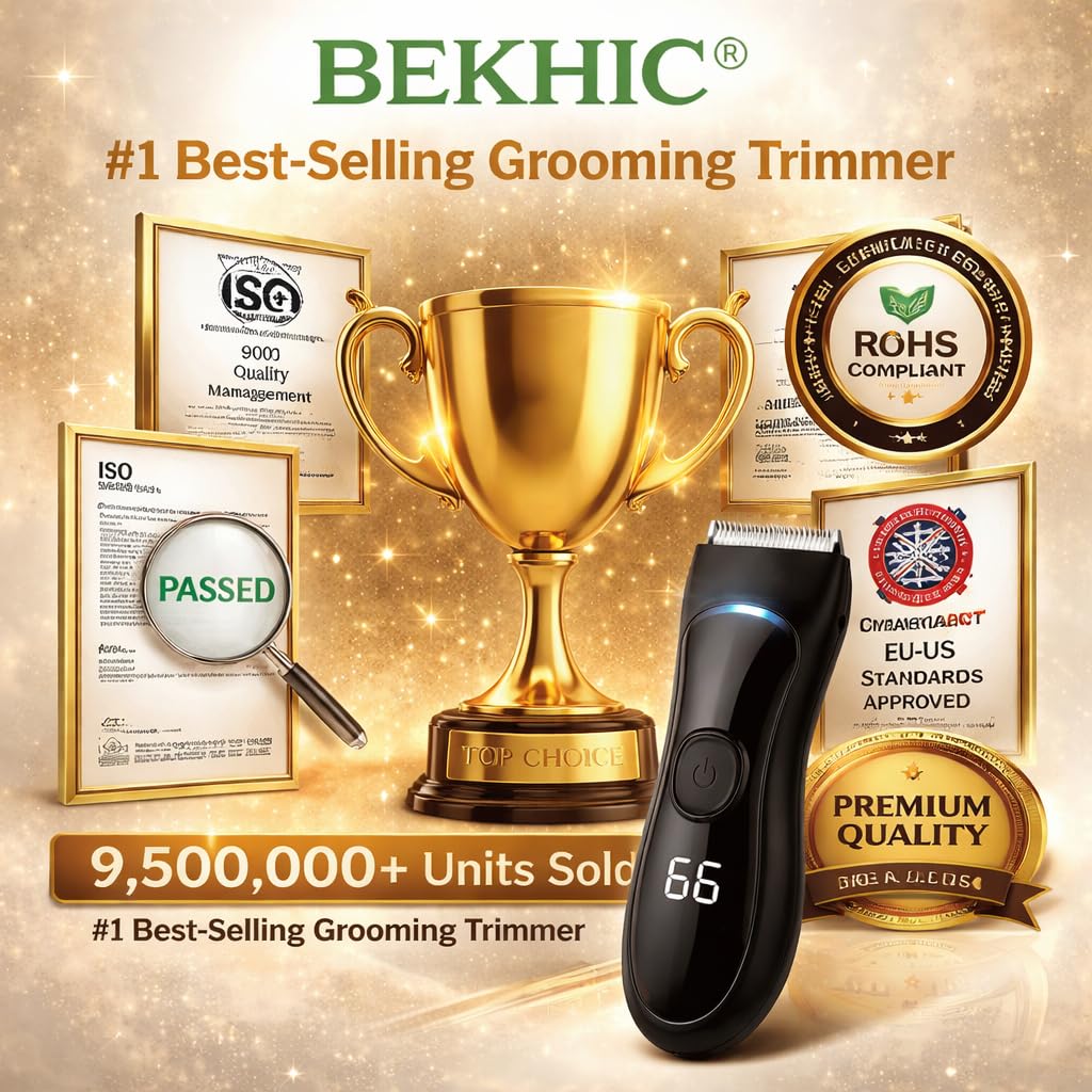 Bekhic trimmer showing ergonomic grip design