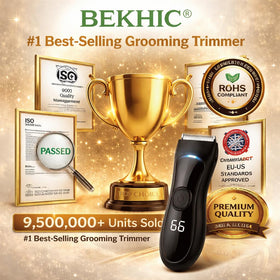 Bekhic trimmer showing ergonomic grip design