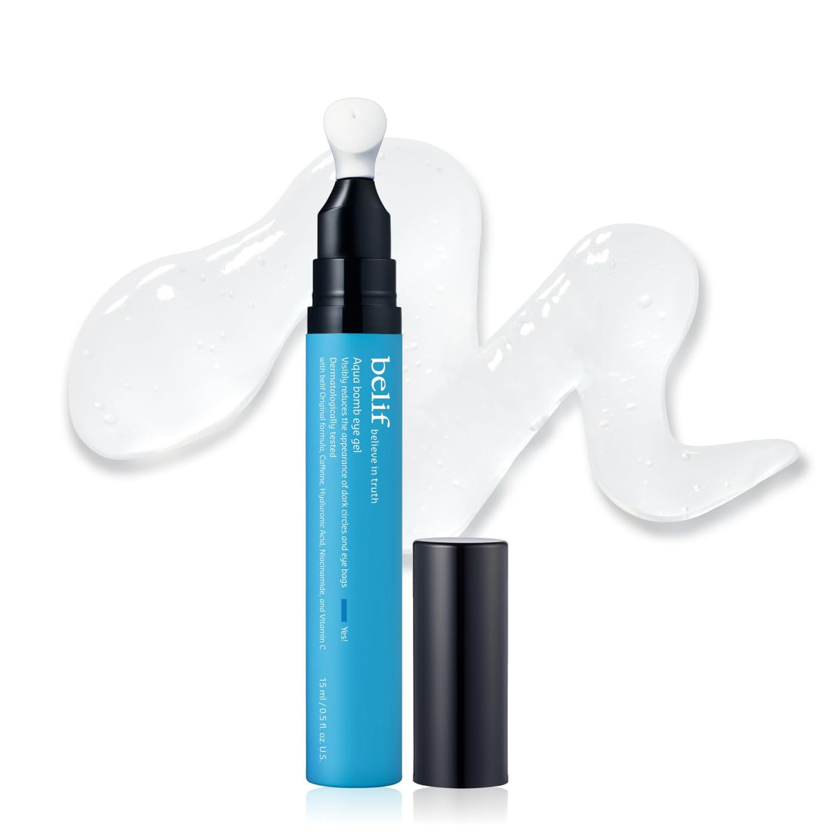 belif Aqua Bomb Cooling Eye Gel front view with packaging
