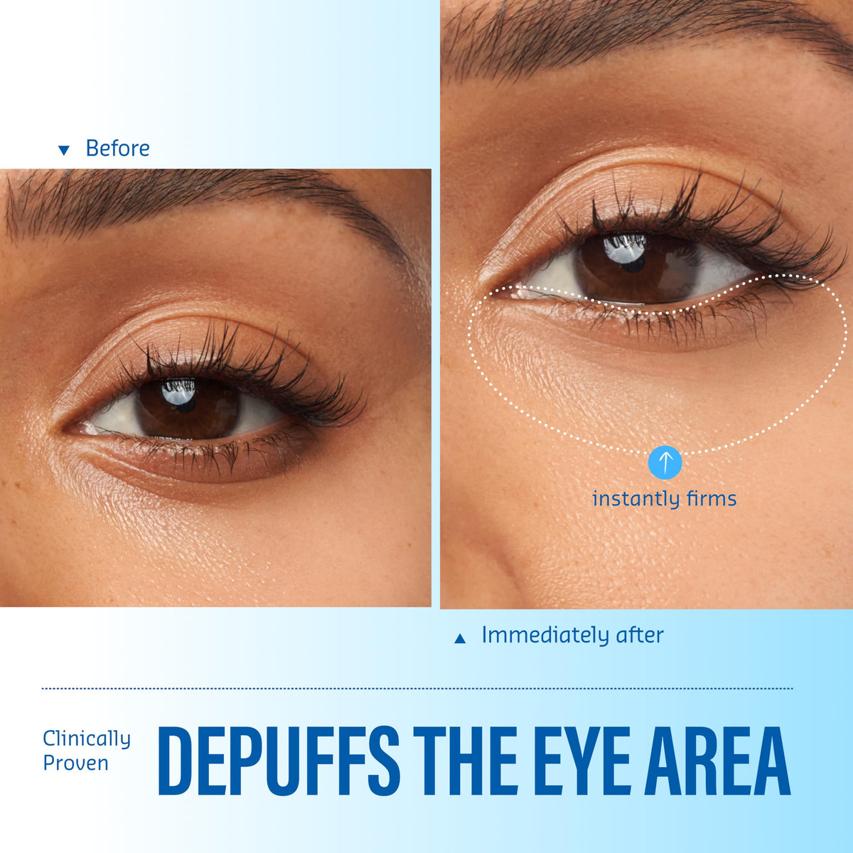 belif Aqua Bomb Cooling Eye Gel on a bathroom counter