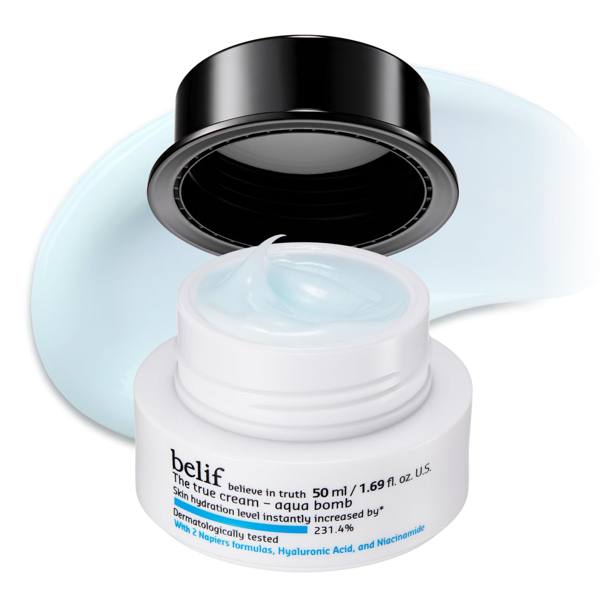 belif Aqua Bomb Daily Niacinamide Moisturizer 50ml front view