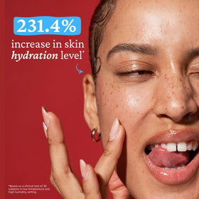 belif Aqua Bomb Gel Moisturizer application on skin