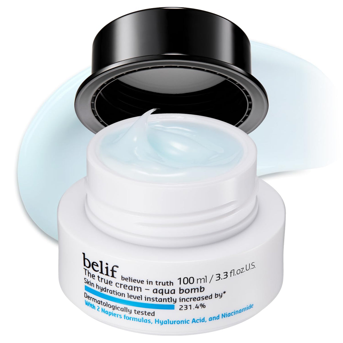 belif Aqua Bomb Gel Moisturizer front view with packaging