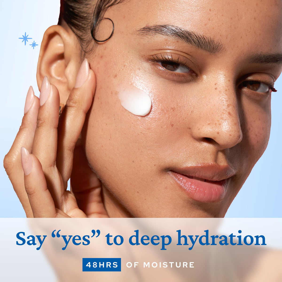 belif Moisturizing Bomb application on hand