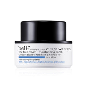 belif Moisturizing Bomb front view with creamy texture