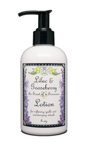 BELLA DES NATURAL BEAUTY Lilac and Gooseberry Moisturizing Lotion 8 oz front view