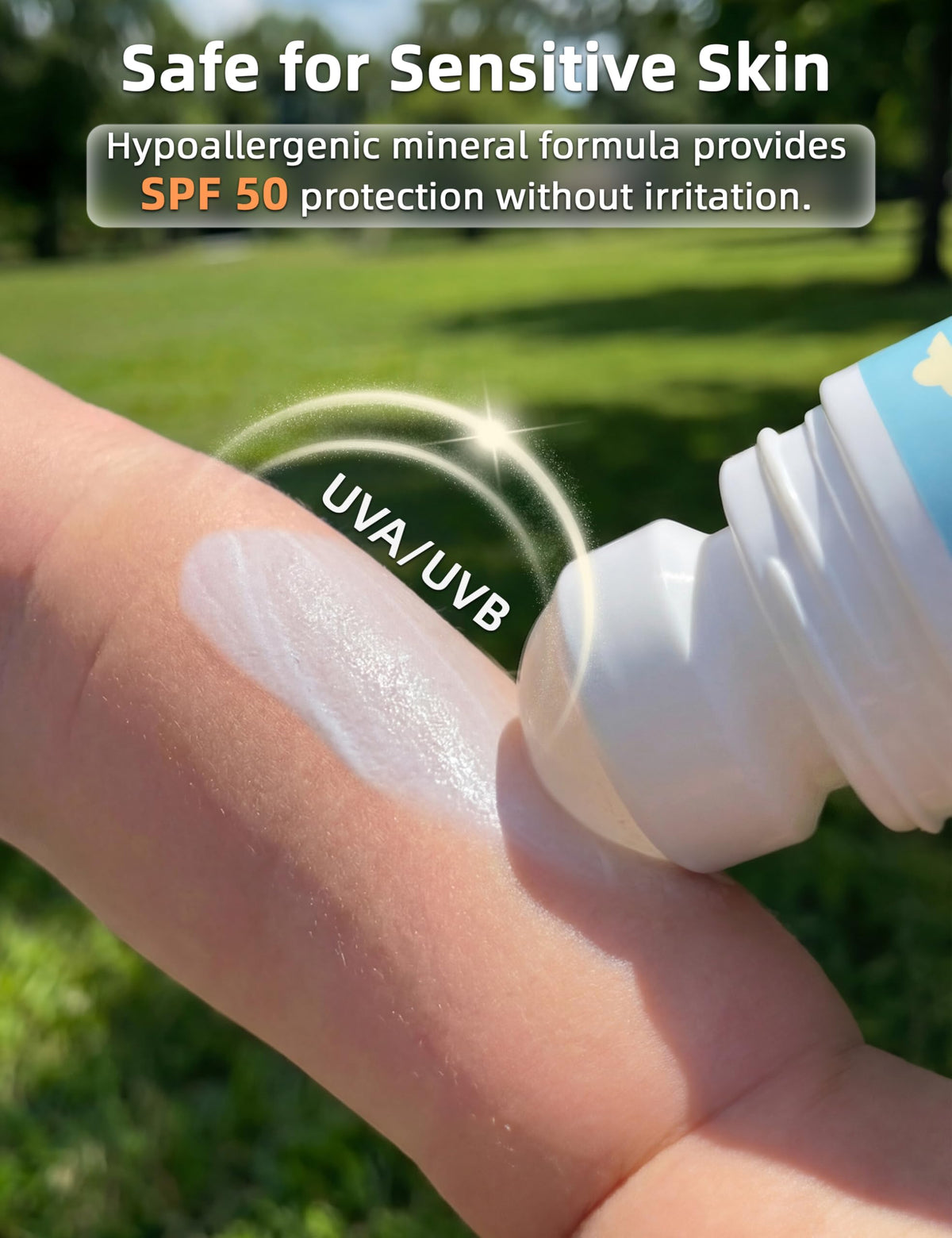 Bella's Friends Life Kids Roll-On Mineral Sunscreen SPF 50 back view
