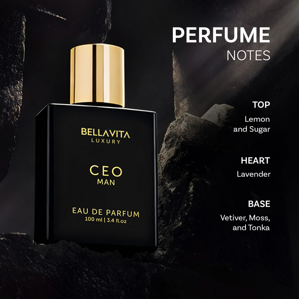 Bella Vita Luxury CEO MAN Eau de Parfum side view