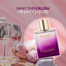 Bella Vita Luxury Date Eau de Parfum in a lifestyle setting