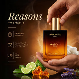 Bella Vita Luxury G.O.A.T. Eau de Parfum close-up of cap