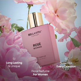 Bella Vita Luxury Rose Eau de Parfum close-up of bottle