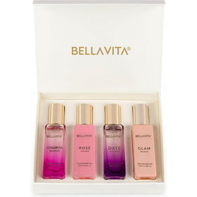 Bella Vita Organic Women's Perfume Gift Set with four 20ml bottles