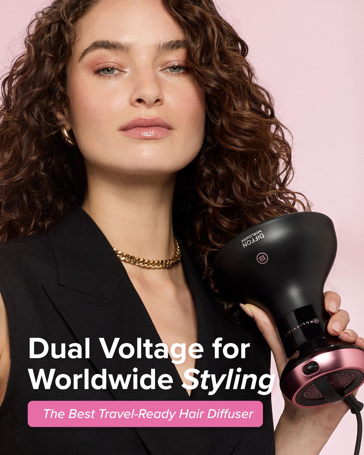 BELLISSIMA Diffon diffuser showing ceramic argan oil technology
