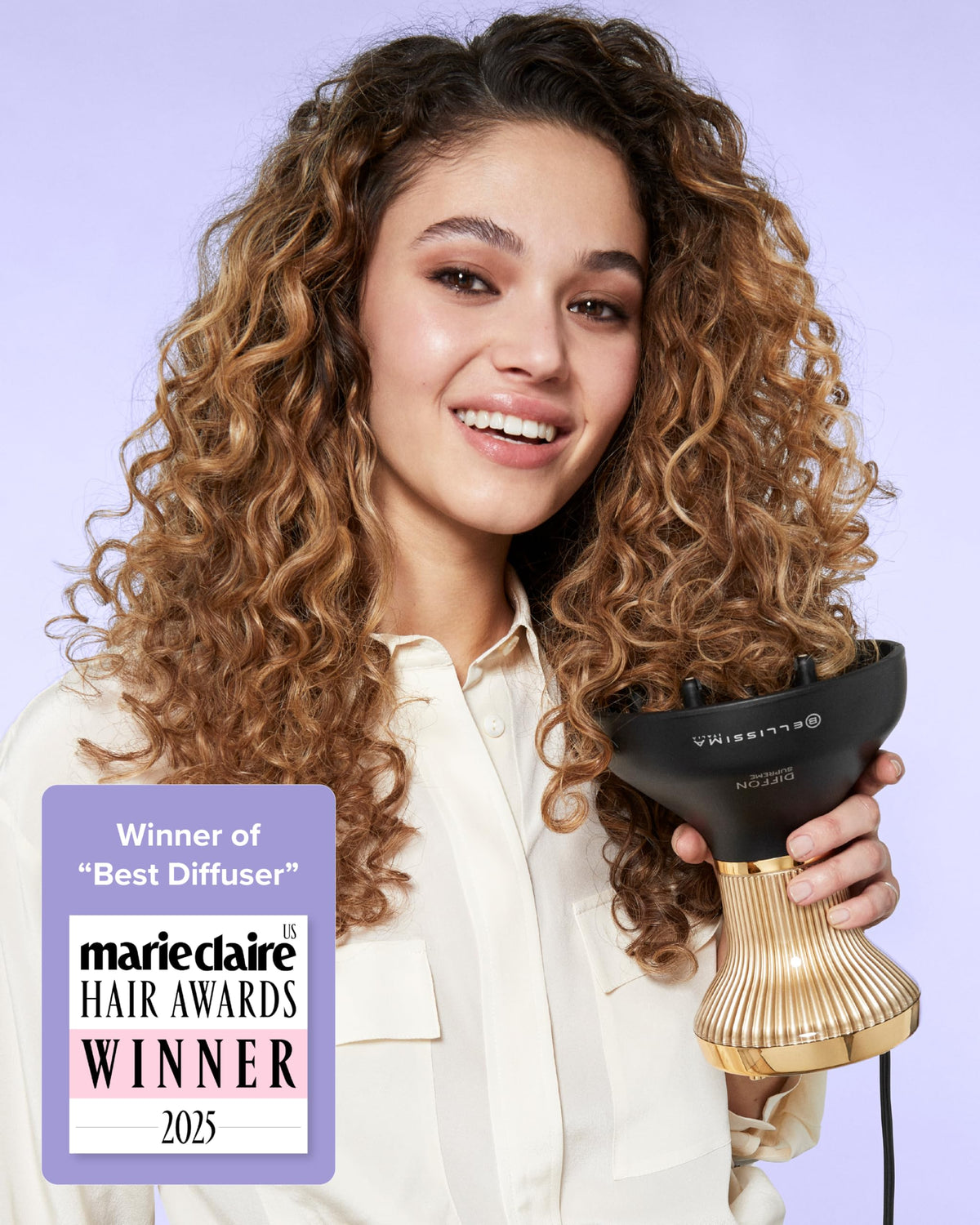 BELLISSIMA ITALIA Diffon Curly Hair Dryer XL diffuser bowl close-up