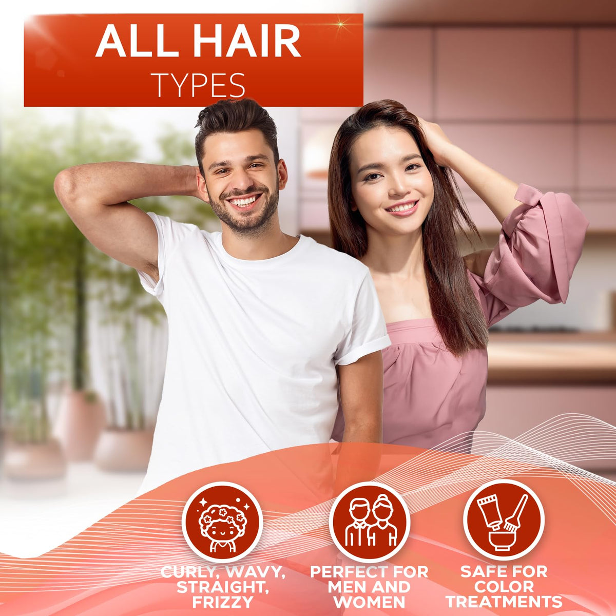 BELLISSO Batana Oil Shampoo and Conditioner Set with natural ingredients