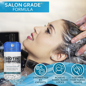 BELLISSO Biotin Shampoo 590g with fresh herbs