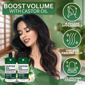 BELLISSO Castor Oil Shampoo bottle with label