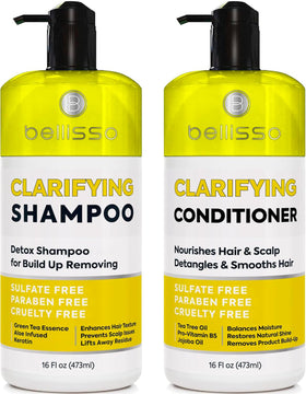 BELLISSO Clarifying Shampoo and Conditioner Set front view