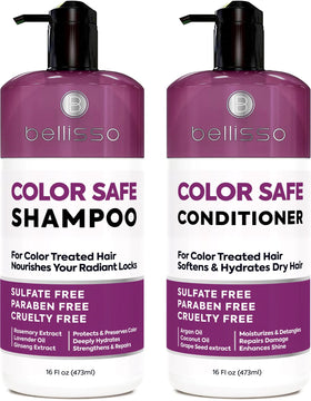 BELLISSO Color Safe Shampoo and Conditioner Set front view