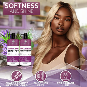BELLISSO Color Safe Shampoo and Conditioner Set packaging