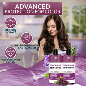BELLISSO Color Safe Shampoo bottle with pump