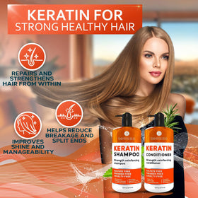 BELLISSO Keratin Shampoo bottle side view