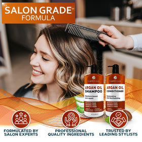 BELLISSO Moroccan Argan Oil Conditioner texture close-up