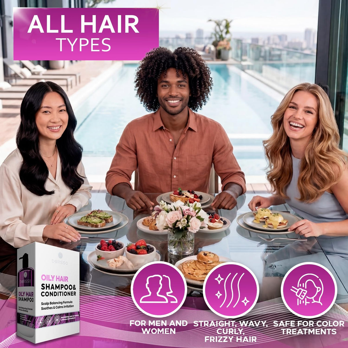 BELLISSO product packaging with ingredients list