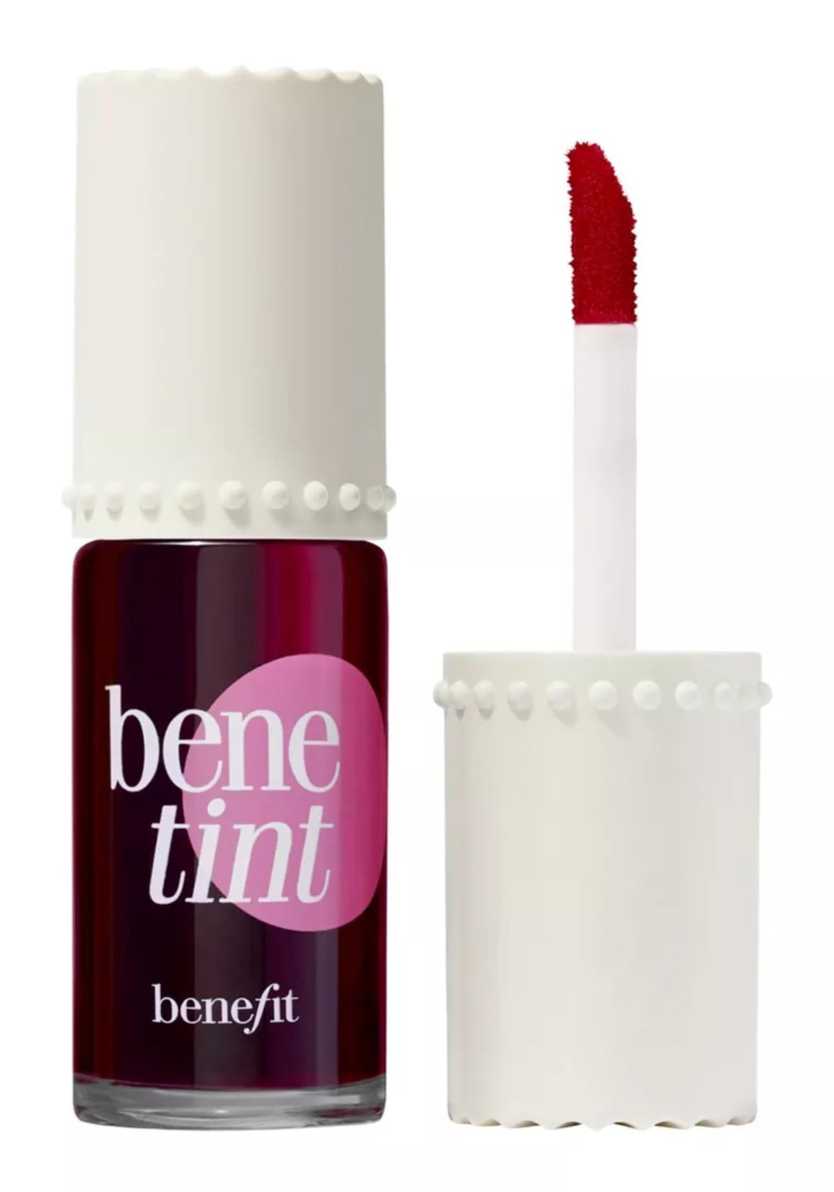 Benefit Bene Tint Rose-tinted Lip & Cheek Stain applicator close-up