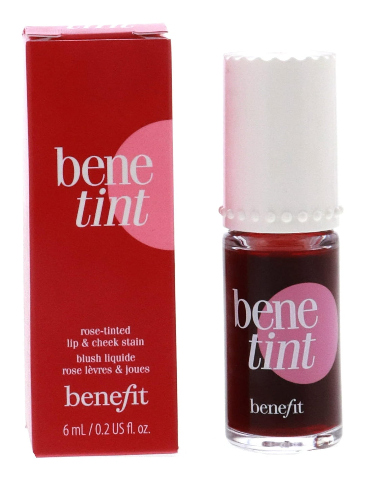 Benefit Bene Tint Rose-tinted Lip & Cheek Stain swatch on skin
