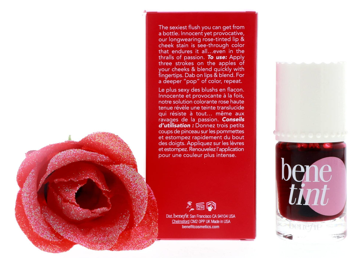 Benefit Benetint Rose Tinted Lip & Cheek Stain applicator brush