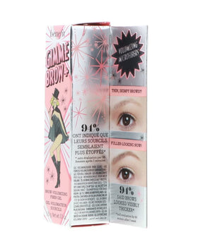 Benefit Gimme Brow+ eyebrow gel in use during makeup application