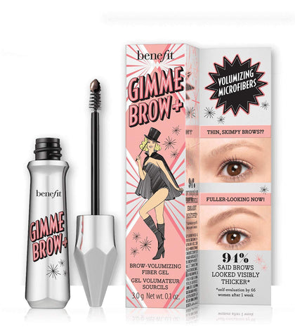 Benefit Gimme Brow + Volumizing Eyebrow Gel 4.5 in Neutral Deep Brown front view