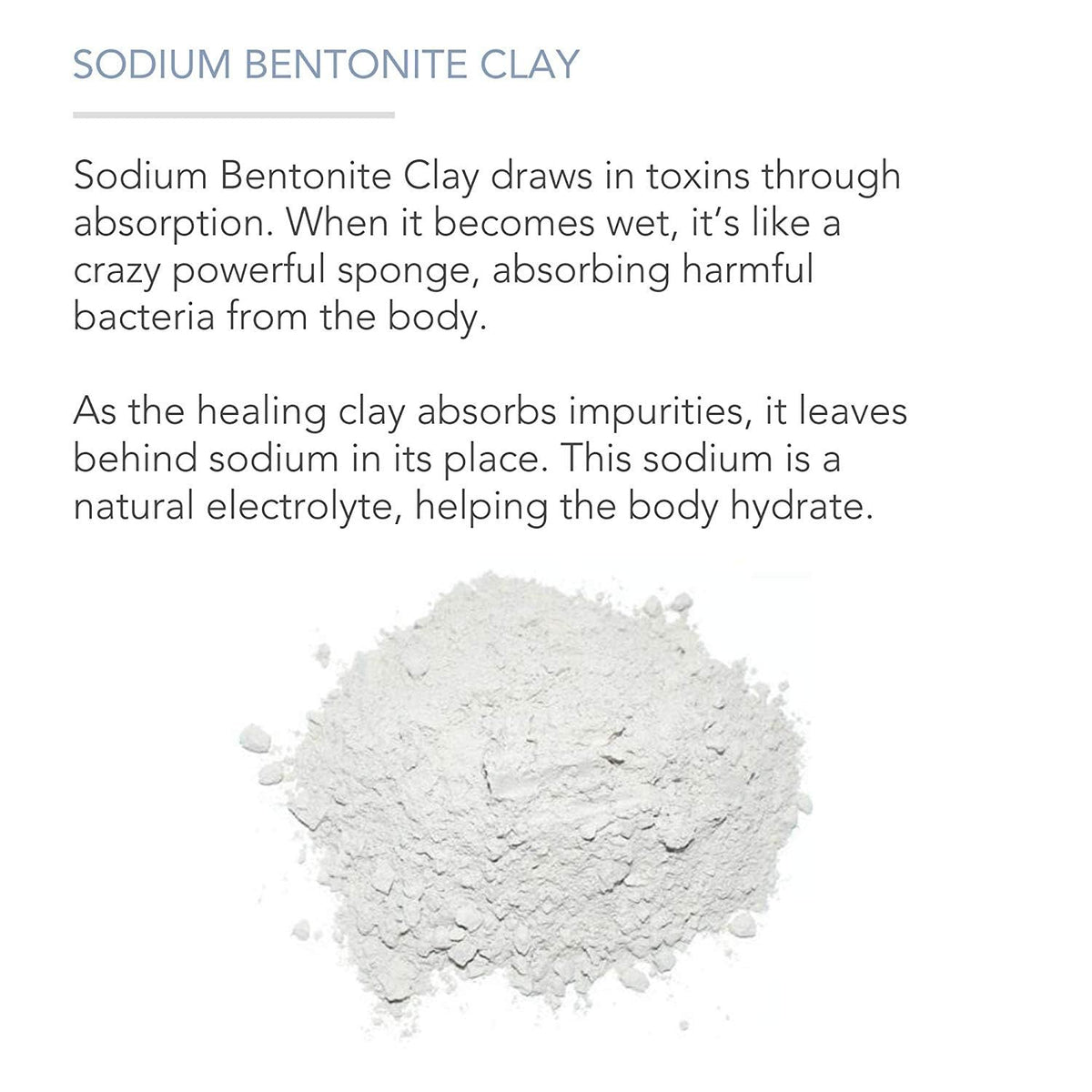 Bentonite Clay Powder mixed with water for mask