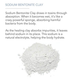 Bentonite Clay Powder mixed with water for mask