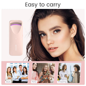 BEOVEA Heated Eyelash Curler packaging with product details