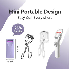 BEOVEA Heated Eyelash Curler with charging cable and eyelash comb