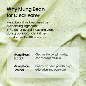beplain Mung Bean Cleansing Foam application on wet skin