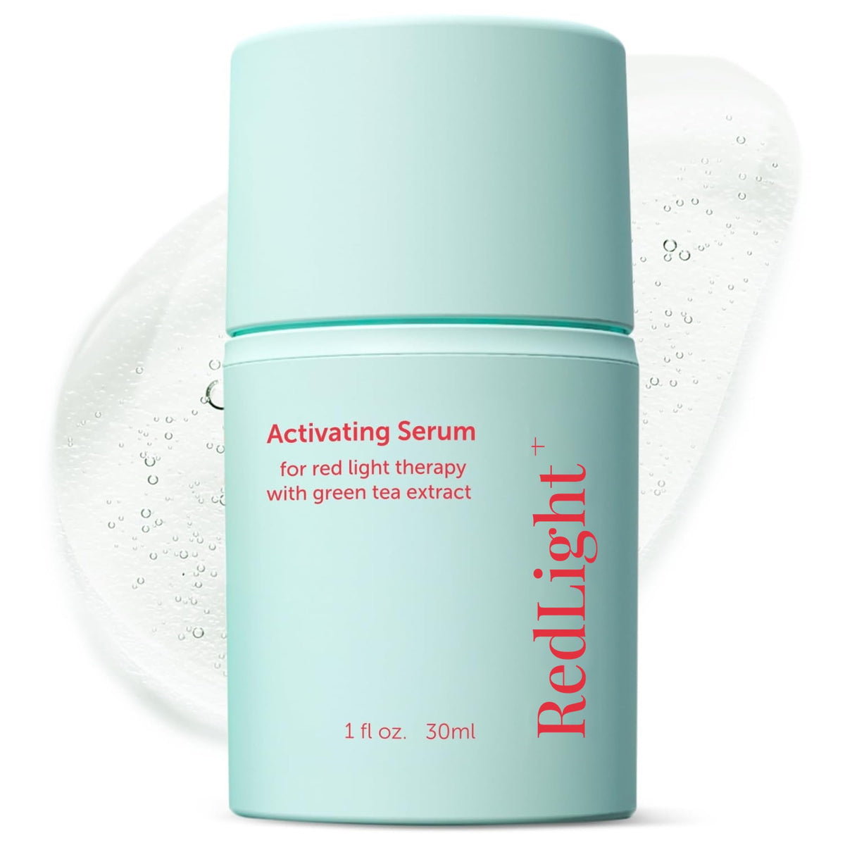 Berkland Matcha Red Light Activation Serum front view with pump