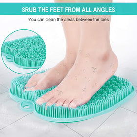 BESKAR foot scrubber mat in a shower setting