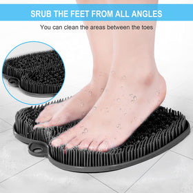 BESKAR foot scrubber mat in shower setting