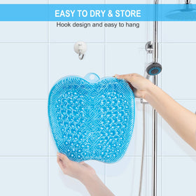 BESKAR foot scrubber mat showing its large size