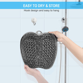 BESKAR XL Shower Foot Scrubber Mat size comparison